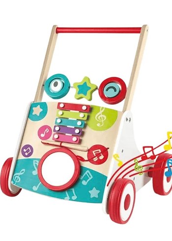 Diğer Hape Muzikli Ahsap Cocuk Yurutme Arabasi