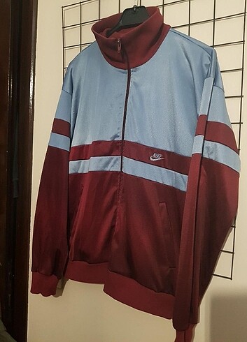 Nike Bordo Mavi Vintage Nike Ceket