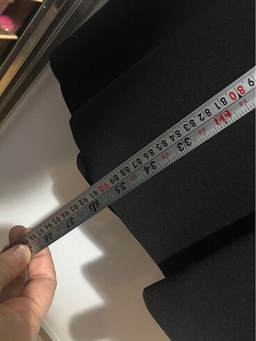 Siyah krep kumaş arkası bürümcüklü mezuniyet elbisesi - Görsel 6