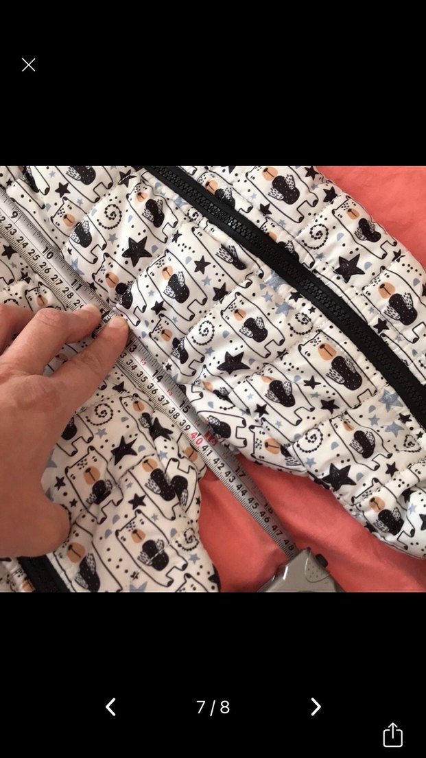 Astronot kulaklı 1 yaş Kapüşonlu Desenli Gri Bebek Tulumu - Görsel 5