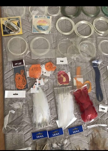 Misina çapari simler tüyler olta malzemeleri - Görsel 4