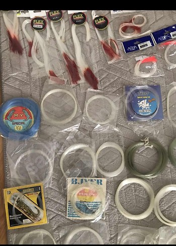 Misina çapari simler tüyler olta malzemeleri - Görsel 5