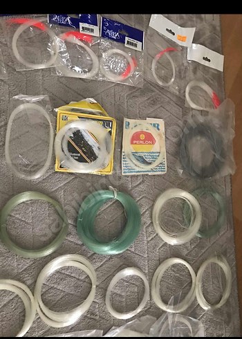 Misina çapari simler tüyler olta malzemeleri - Görsel 6