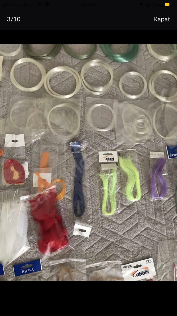 Misina çapari simler tüyler olta malzemeleri - Görsel 3