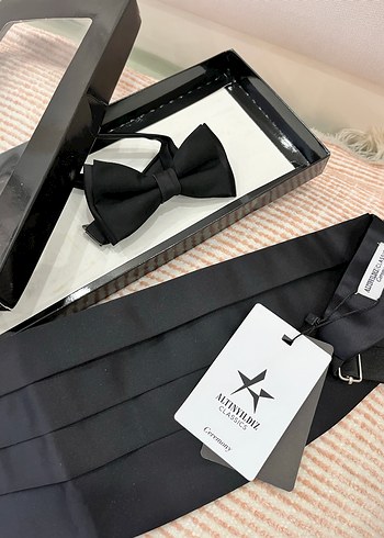 Altınyıldız Classics Siyah Desenli Papyon - Görsel 4