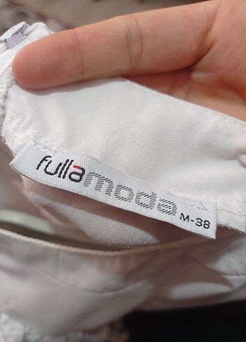 m Beden beyaz Renk Beyaz tunik fullamoda