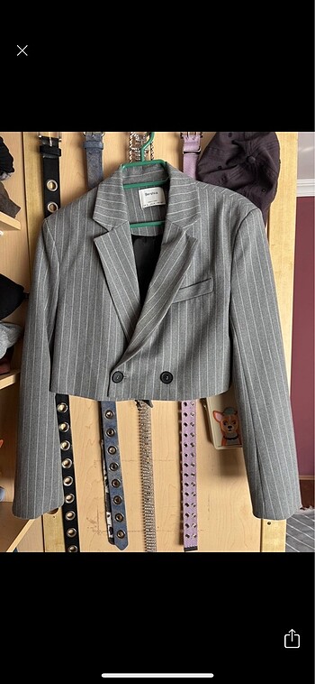 Bershka Crop Blazer