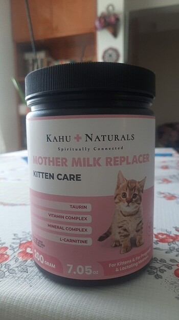 KAHU NATURALS KEDI SÜT TOZU