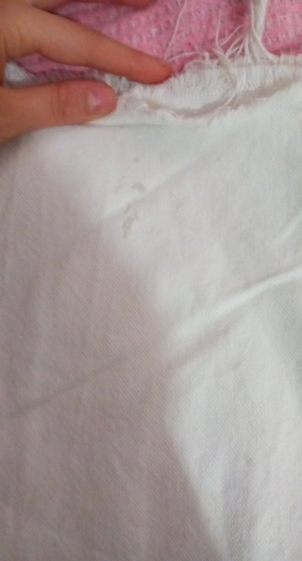 Beyaz Pamuklu Rahat Kesim Kadın Pantolon - Görsel 2