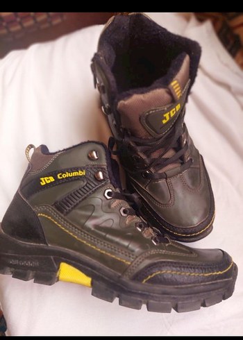 Kahverengi Bağcıklı Erkek Kauçuk Bot - Görsel 2