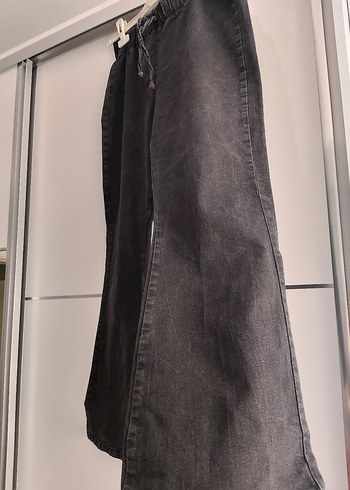 xxl Beden siyah Renk Koyu Gri Fit İspanyol Paça Kot Pantolon