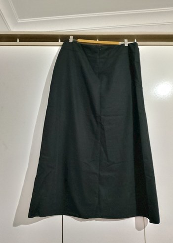 Siyah Kemerli Uzun Kadın Etek - Görsel 3