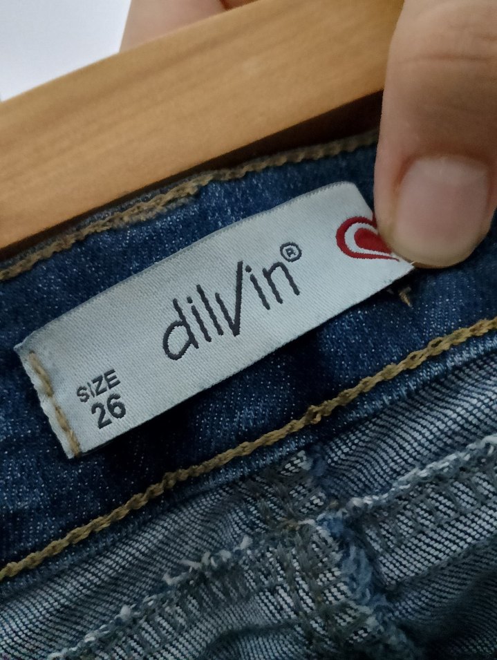 Kadın Mavi Normal Paça Denim Pantolon - Görsel 3