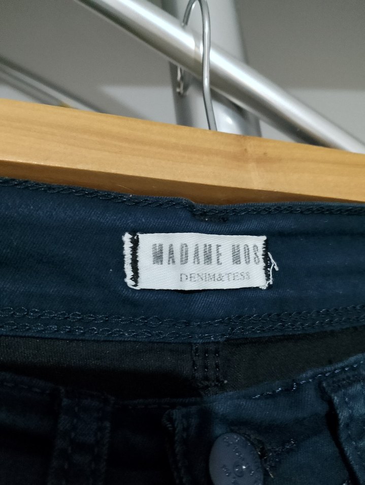 Siyah Dar Kesim Midi Boy Kadın Kot Pantolon - Görsel 2