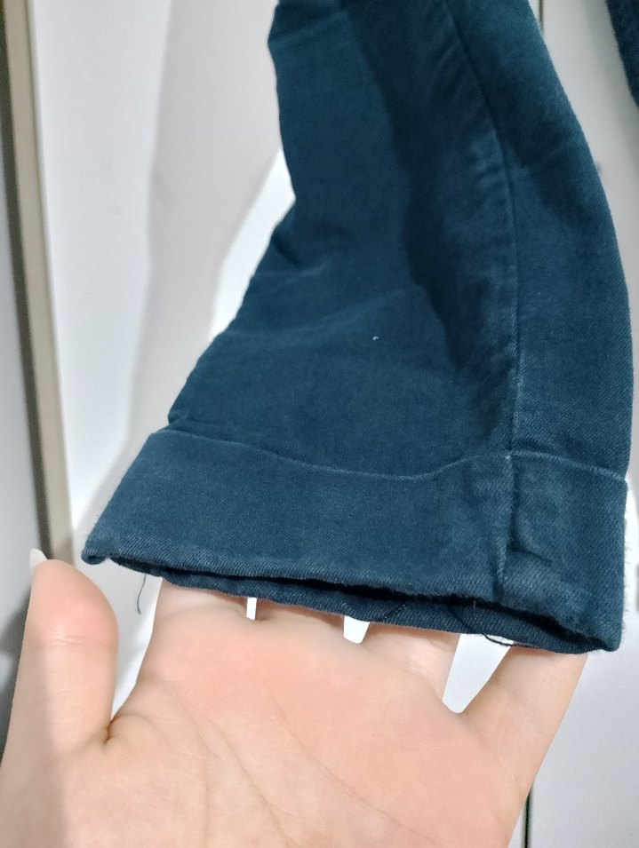 Siyah Dar Kesim Midi Boy Kadın Kot Pantolon - Görsel 4