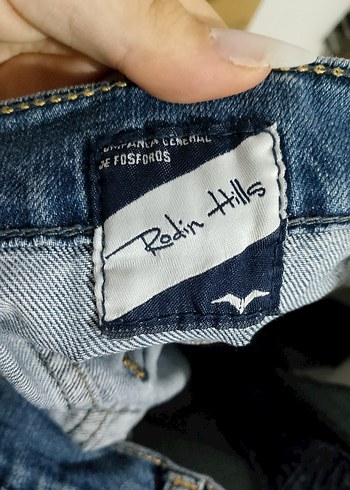 Gri tonlu rahat kesim kadın kot pantolon - Görsel 5