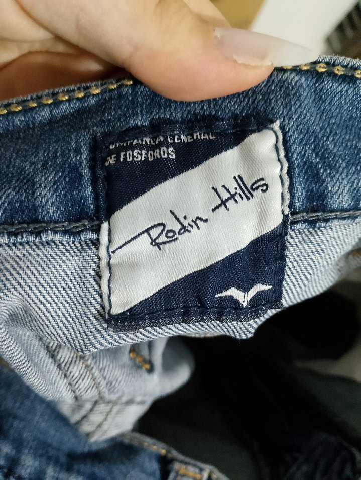 Gri tonlu rahat kesim kadın kot pantolon - Görsel 5