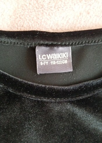 LC Waikiki Kız Çocuk Siyah Uzun Kollu Parlak Tül Elbise