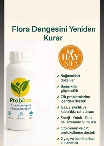 ProbitoX Prebiyotik İçeren Kolon Temizliği Şampuanı - Görsel 2