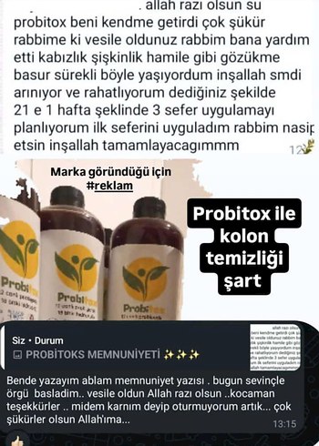 ProbitoX Prebiyotik İçeren Kolon Temizliği Şampuanı - Görsel 4
