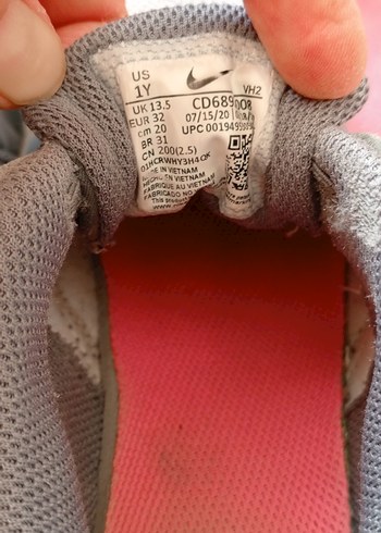 Kız Çocuk Gri Spor Ayakkabı Nike - Görsel 5