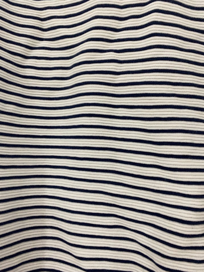 Çizgili Düğmeli Kadın Triko - Görsel 2