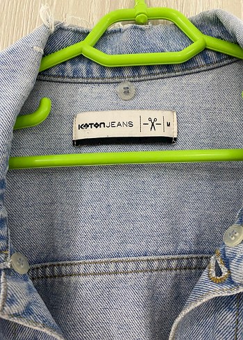 Mavi Düğmeli Kadın Denim Ceket - Görsel 3