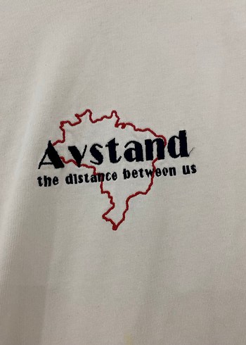 Beyaz Oversize Baskılı Erkek Tişört - Görsel 2