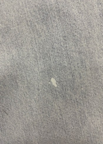 Gri Regular Fit Midi Denim Kadın Jean - Görsel 2