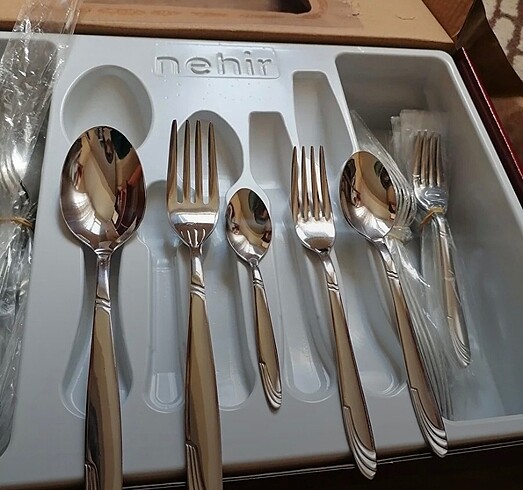 Nehir 12 kişilik 60 parça çatal kaşık takımı