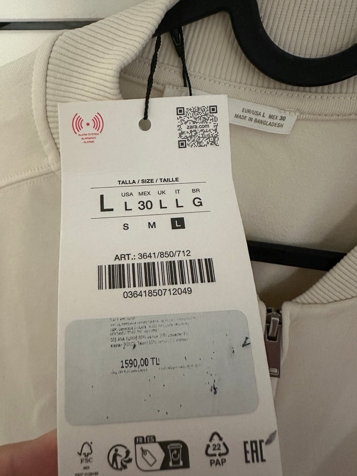 Zara bomber ceket - Görsel 2