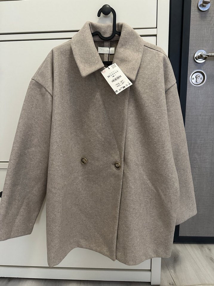 Kadın Zara kruvaze kaban - Görsel 2