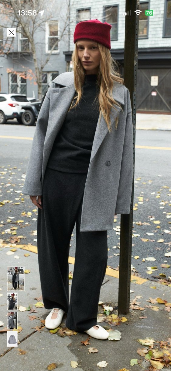 Zara kruvaze kaban - Görsel 2