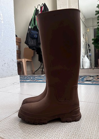 Brown rengi yağmurluk çizme - Görsel 3
