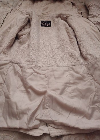 Bej Kadın Mont - Görsel 4