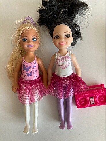  Beden Renk 5 adet Barbie Chelsea bebek