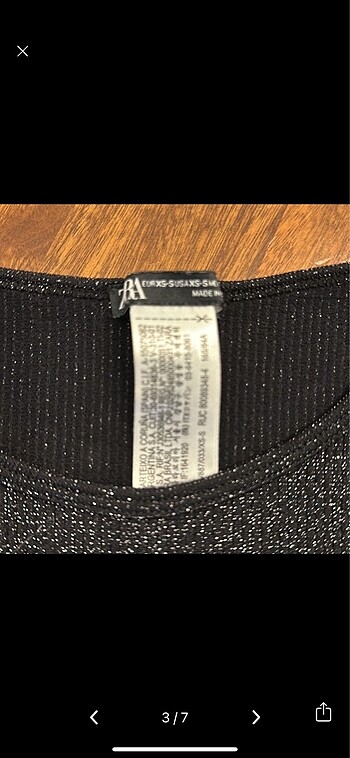 xs Beden zara crop blüz