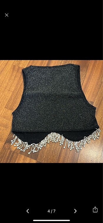 Zara zara crop blüz