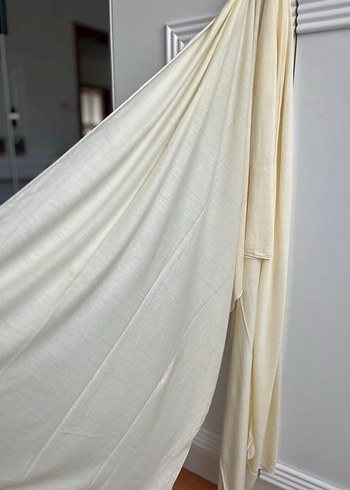 Kırık beyaz penye şal - Görsel 2