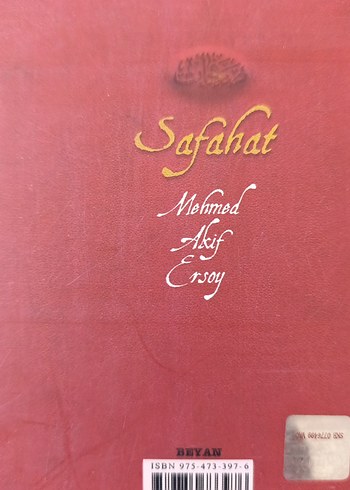 Safahat - Mehmed Akif Ersoy Kitabı - Görsel 2