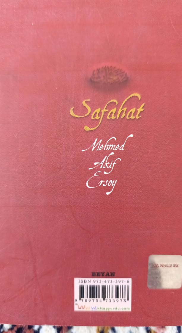 Safahat - Mehmed Akif Ersoy Kitabı - Görsel 2