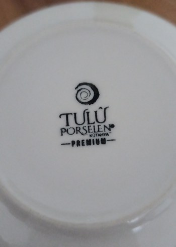 Koyu Mavi porselen Fincan ve Tabak - Görsel 3