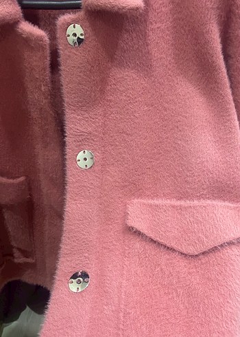 Adl marka Düğmeli Pembe Kısa Kadın Ceket - Görsel 3