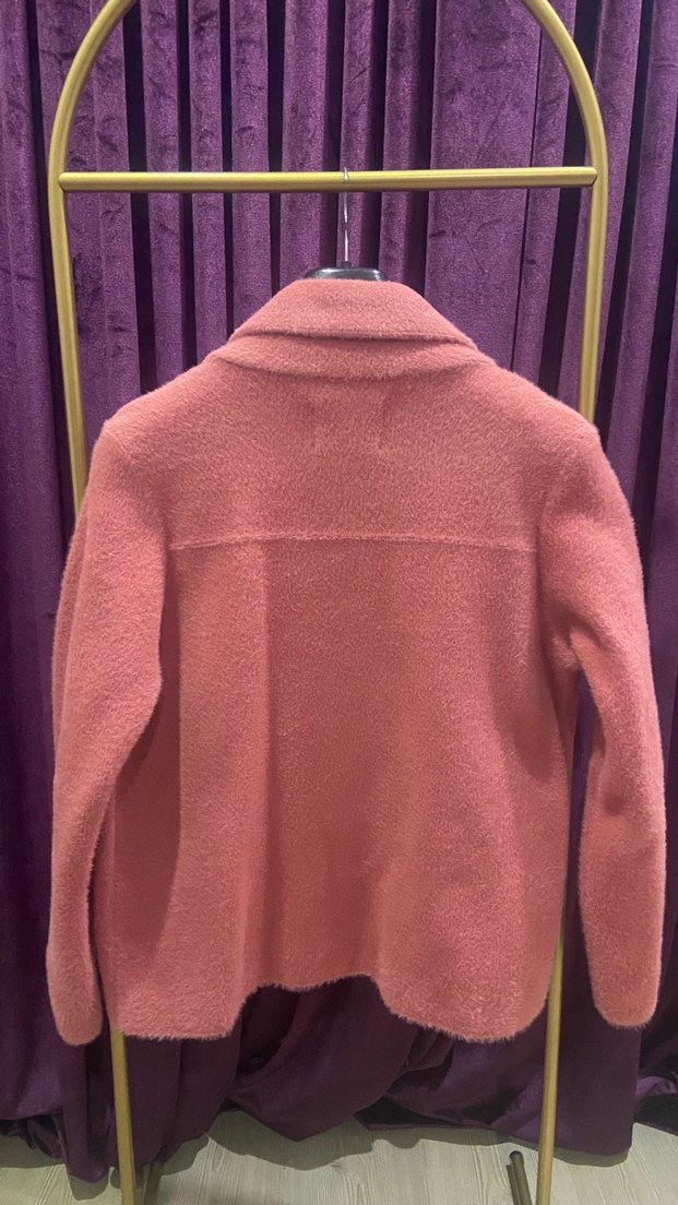 Adl marka Düğmeli Pembe Kısa Kadın Ceket - Görsel 4