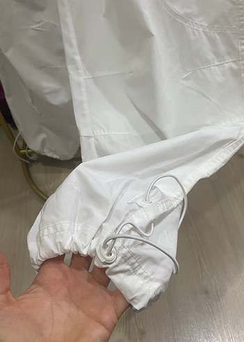 Adidas orjinal Beyaz Rahat Kadın Düşük bel Spor Pantolon - Görsel 4