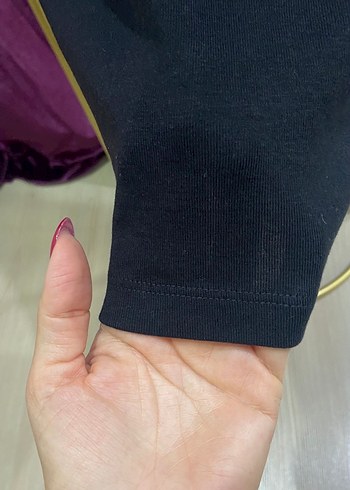 Mango Siyah Kadın Baskılı Kısa Kollu Tişört - Görsel 5