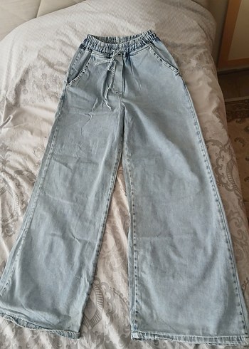 Bol Kesim Midi Kot Pantolon
