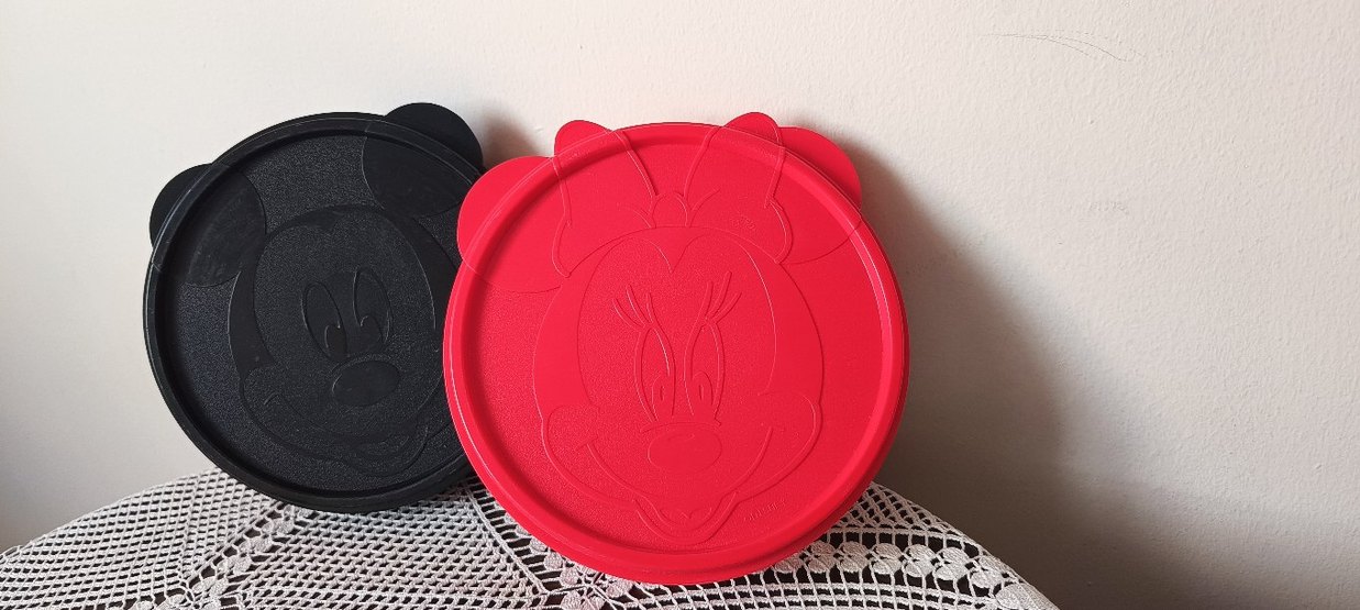 Tupperware Kırmızı Plastik Saklama Kabı - Görsel 2