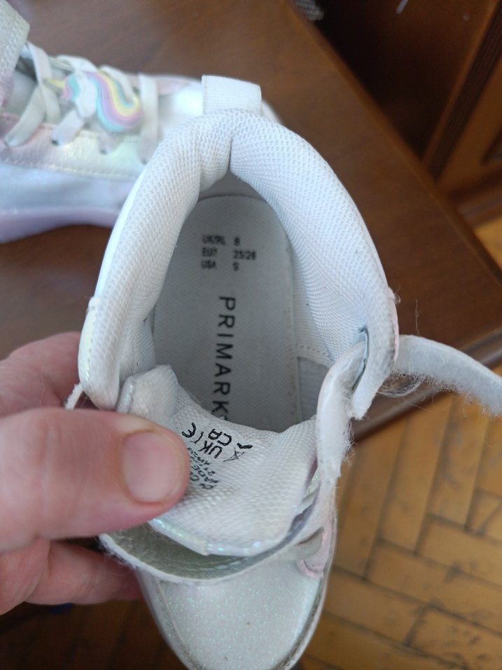 Kız Çocuk Çok Renkli Unicorn Spor Ayakkabı - Görsel 3