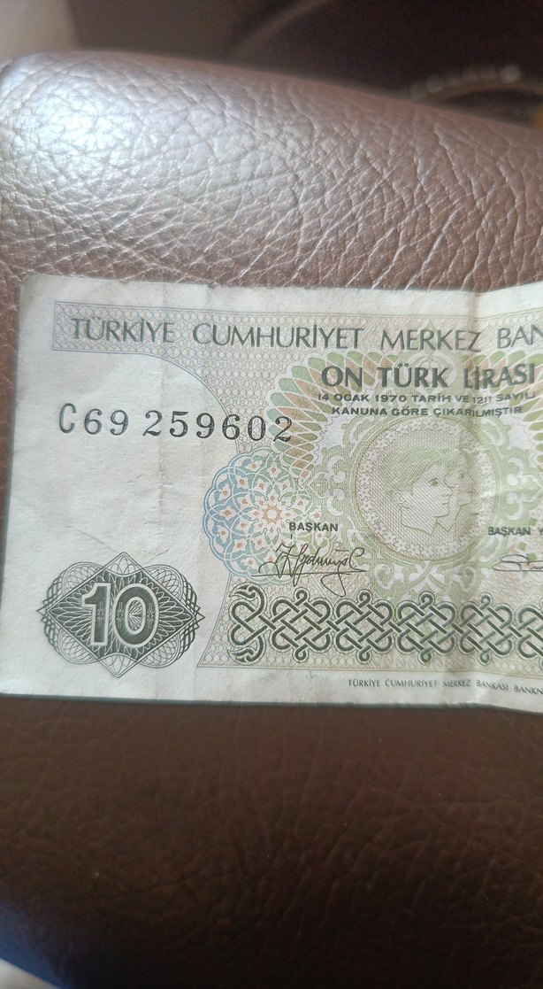 10 Türk Lirası Eski Banknot - Görsel 3